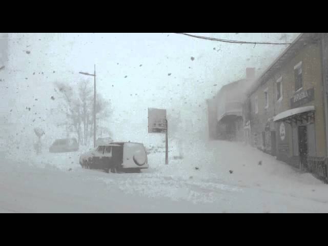 nieve en pedrafita do cebreiro