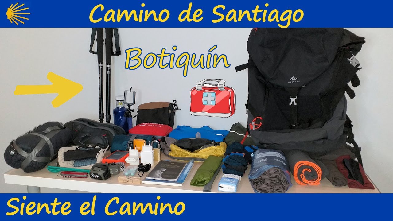 botiquin para el camino de santiago