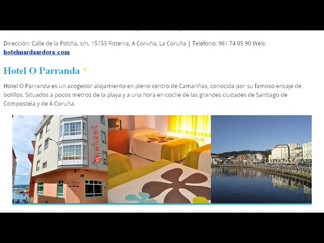 dormir en costa da morte